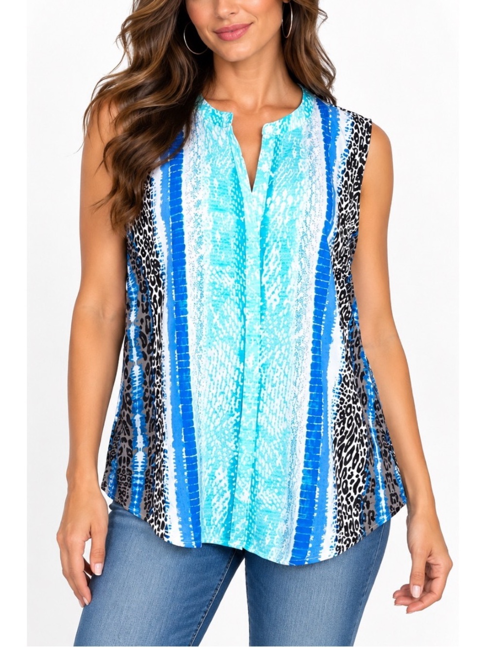 Apt 9 sleeveless tunic blouse size XL